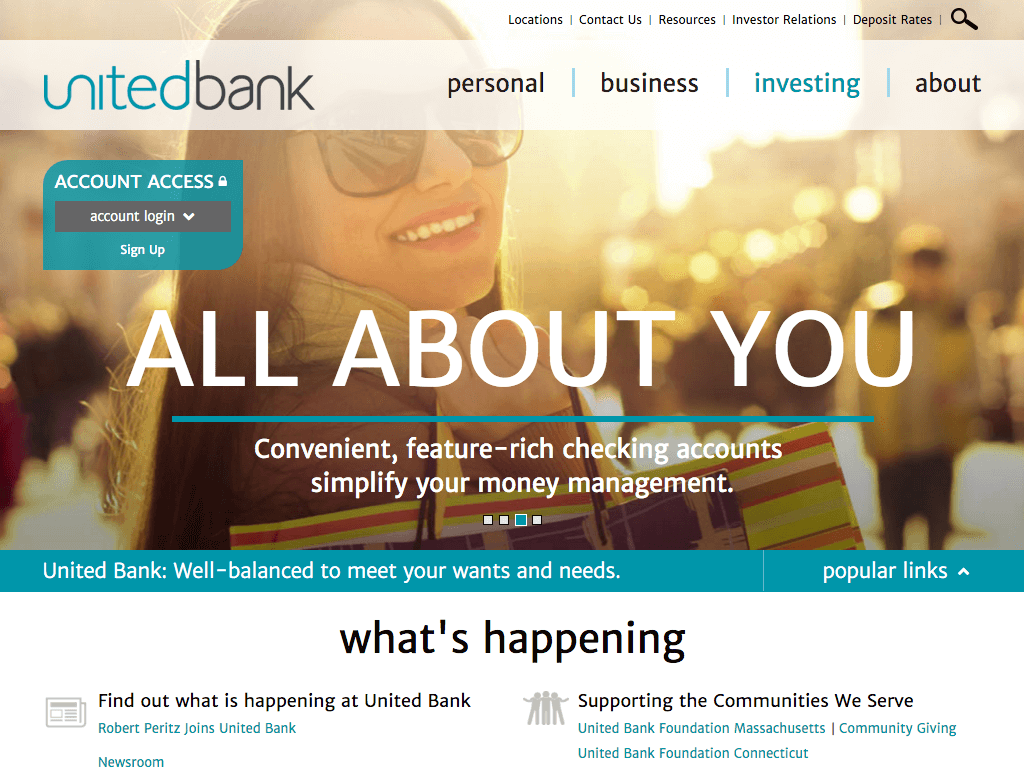 The Definitive List of the Best Bank Website Designs