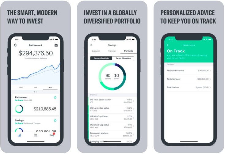 Digital Banking - Betterment App