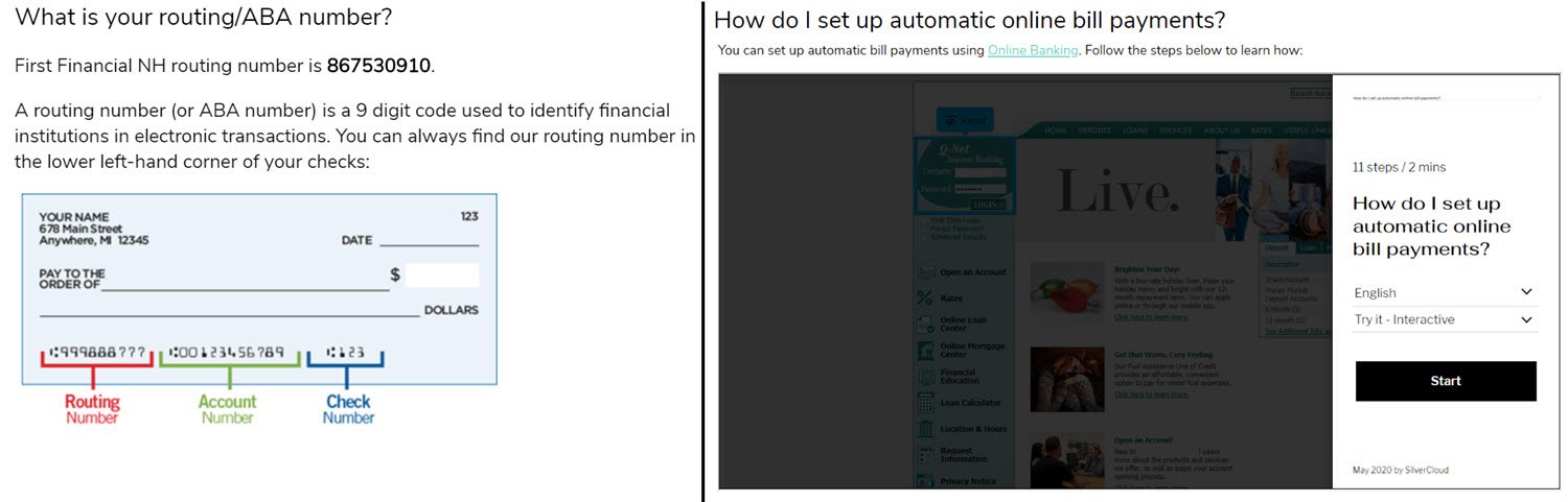 chatbot for banking support answers